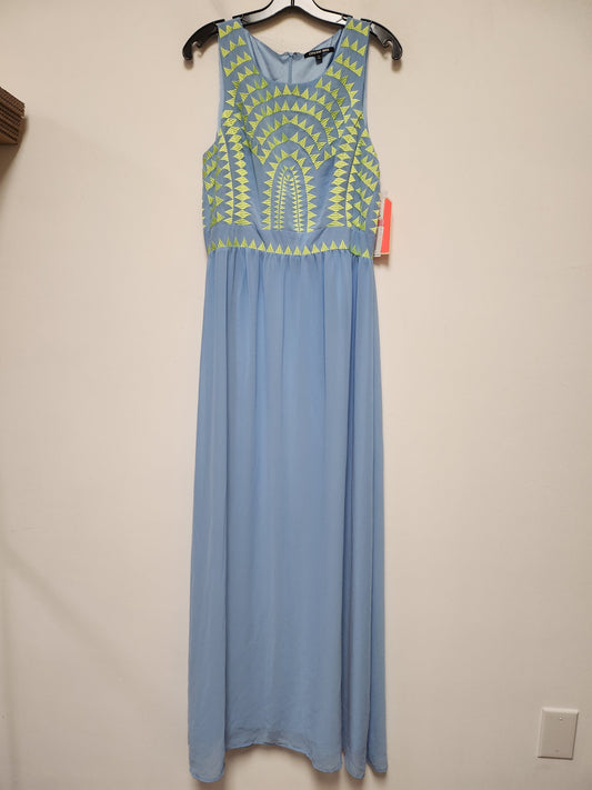 Blue & Green Dress Casual Maxi Gianni Bini, Size L