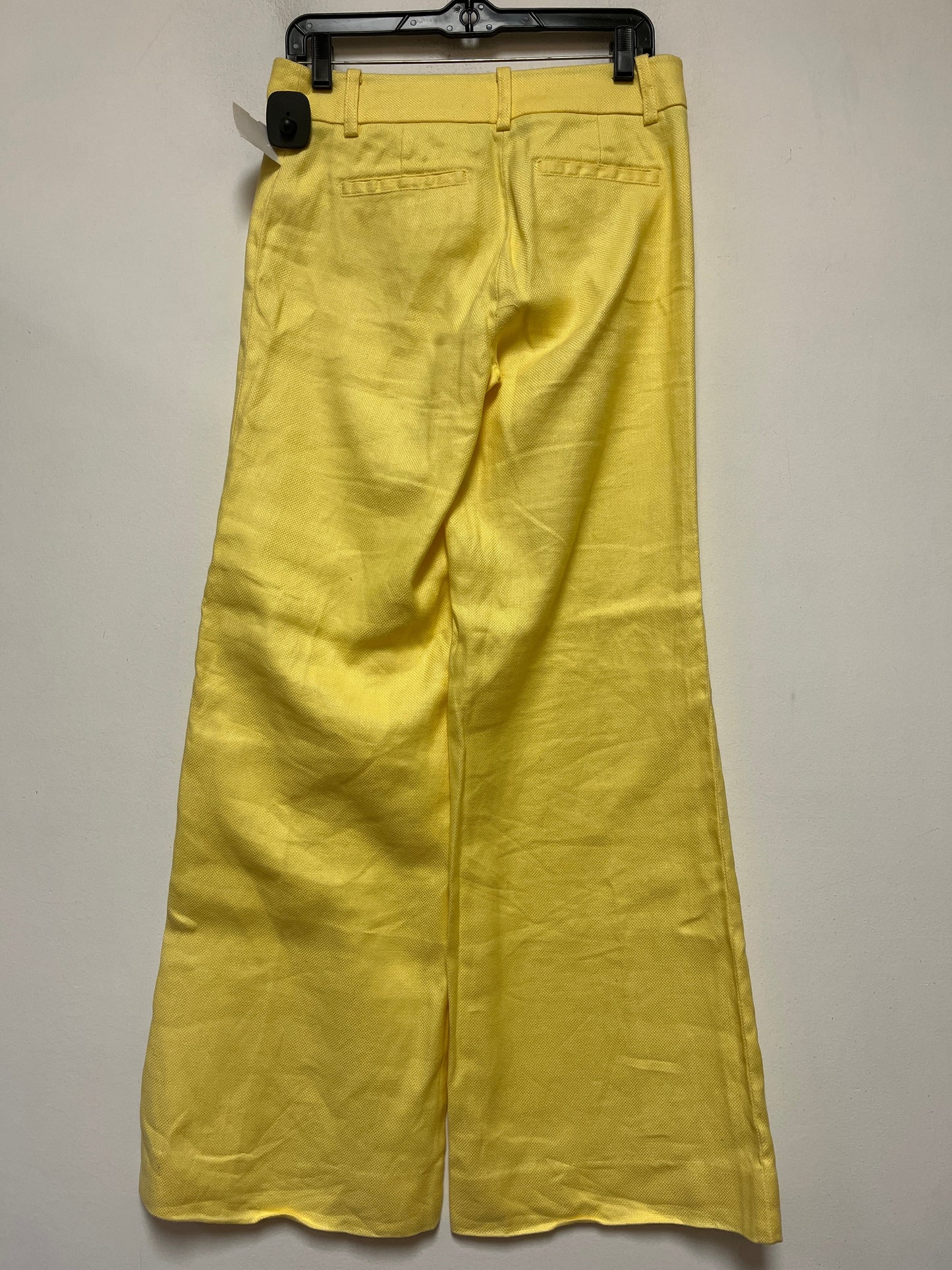 Yellow Pants Wide Leg Lilly Pulitzer, Size 2