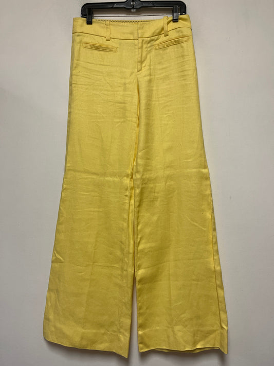 Yellow Pants Wide Leg Lilly Pulitzer, Size 2