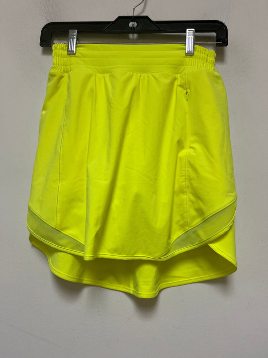 Yellow Athletic Skirt Lululemon, Size 4