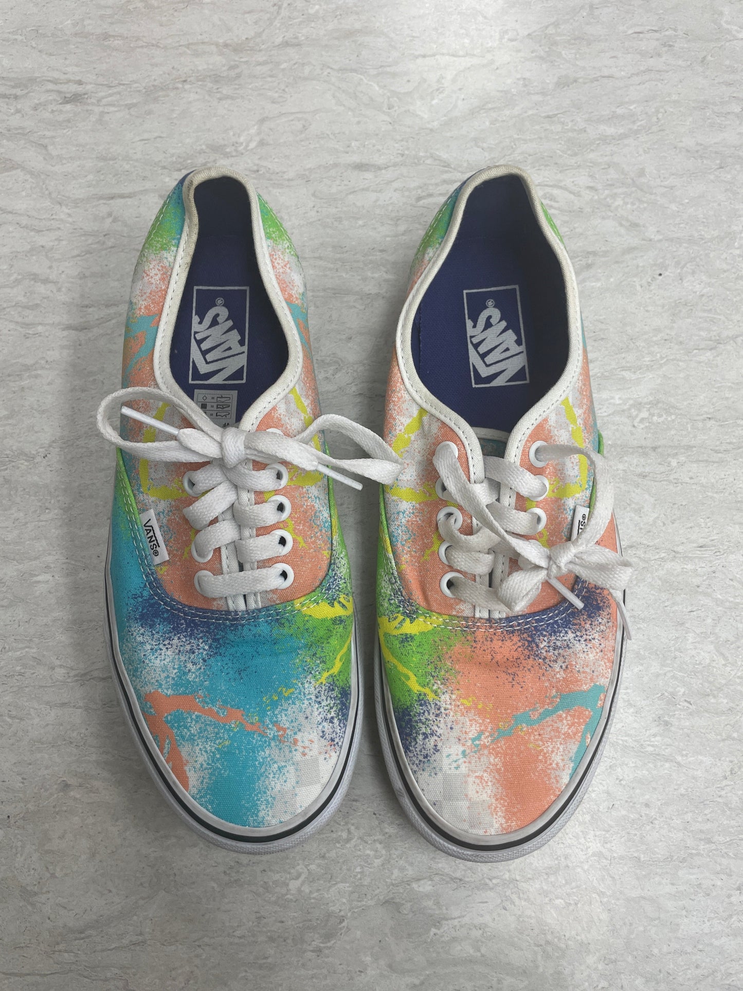 Multi-colored Shoes Sneakers Vans, Size 9.5