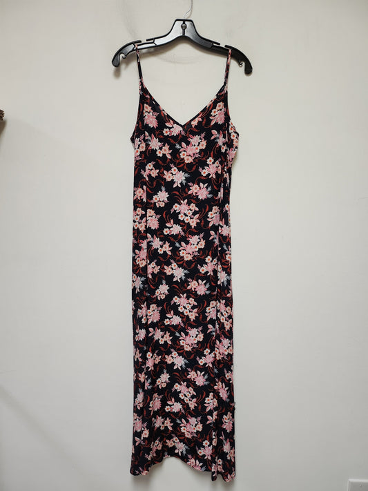 Tropical Print Dress Casual Maxi Loft, Size M