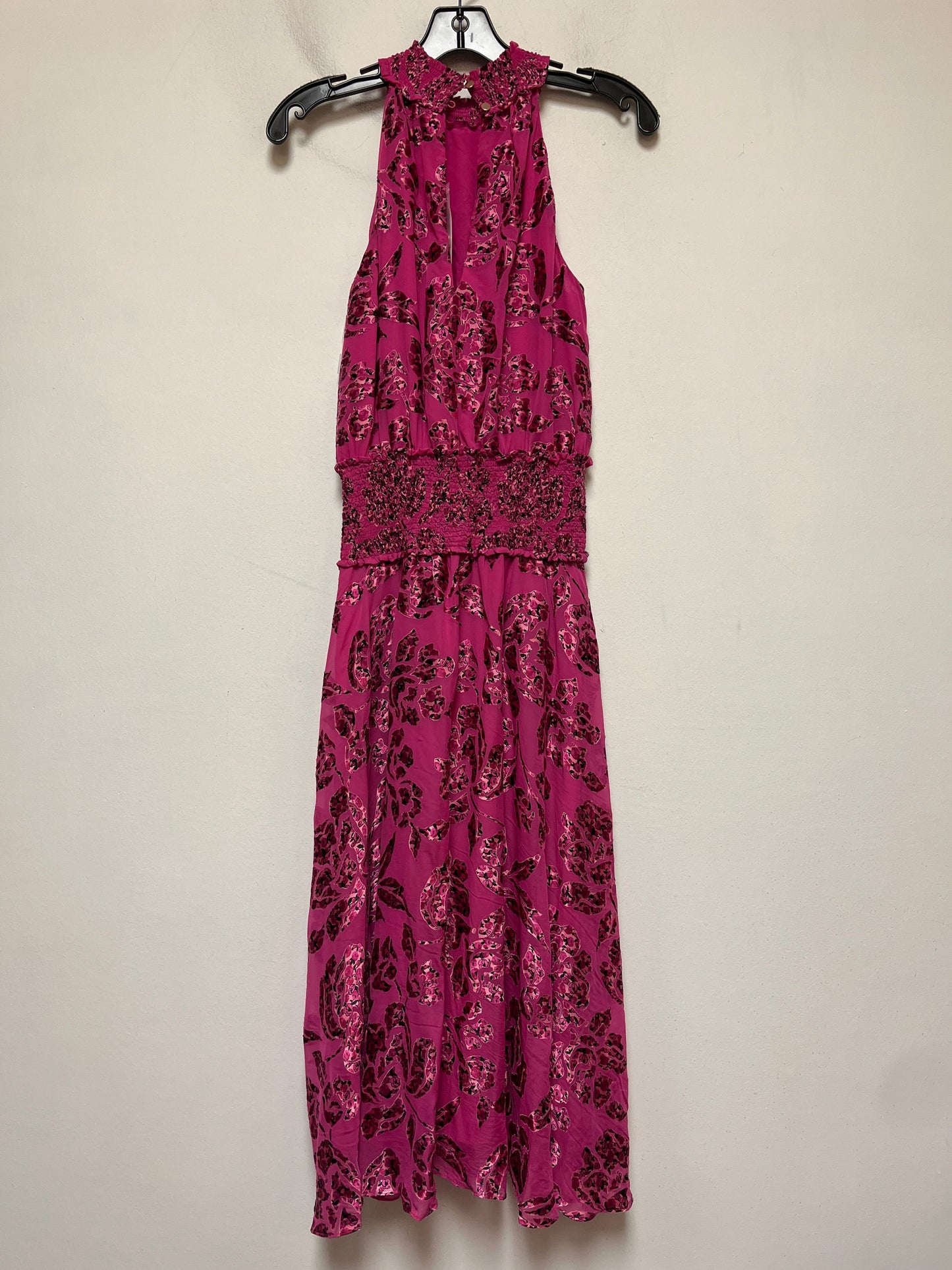 Dress Casual Maxi By White House Black Market In Floral Print, Size: Xs