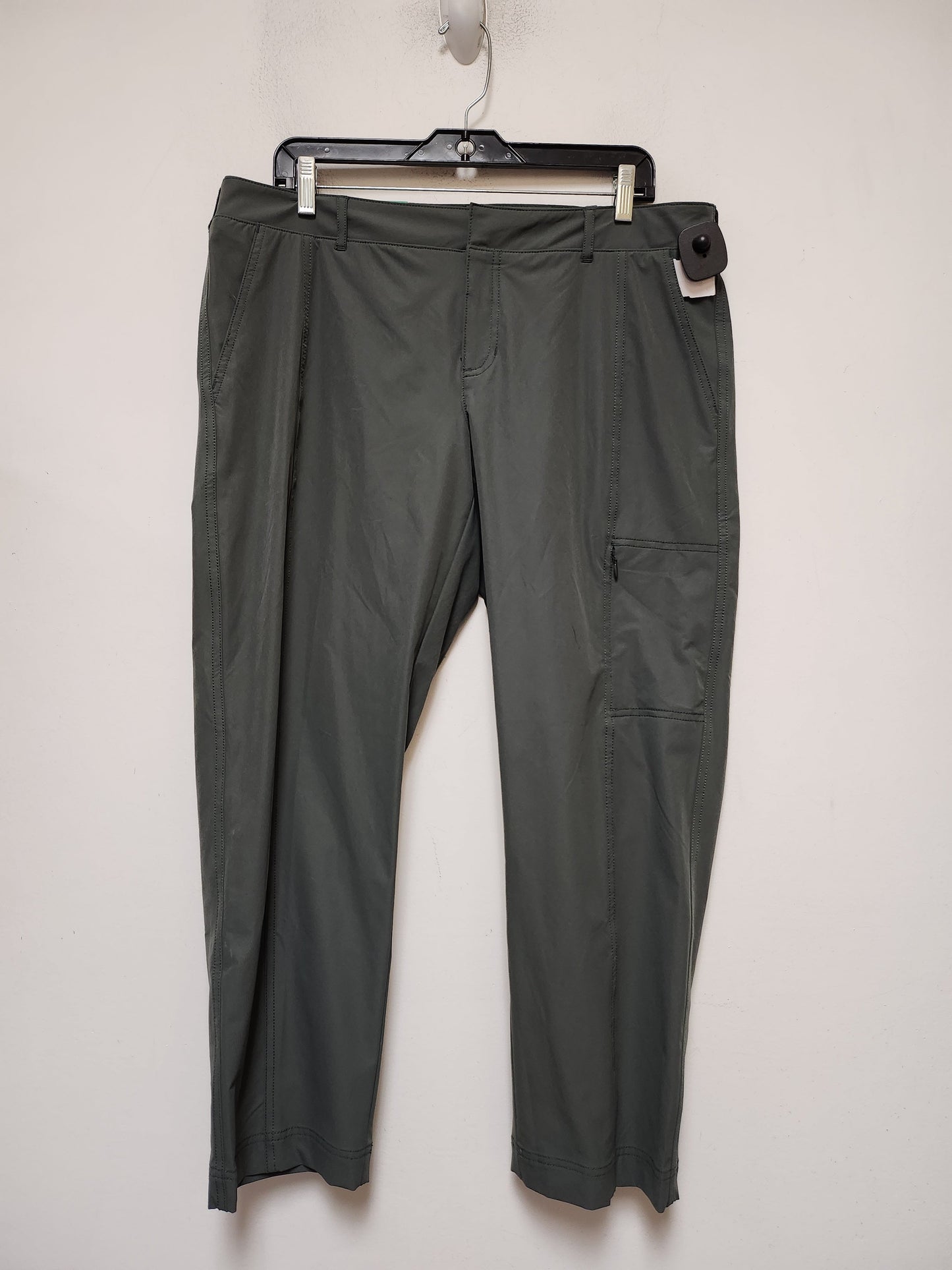 Athletic Pants By Kirkland In Green, Size: L