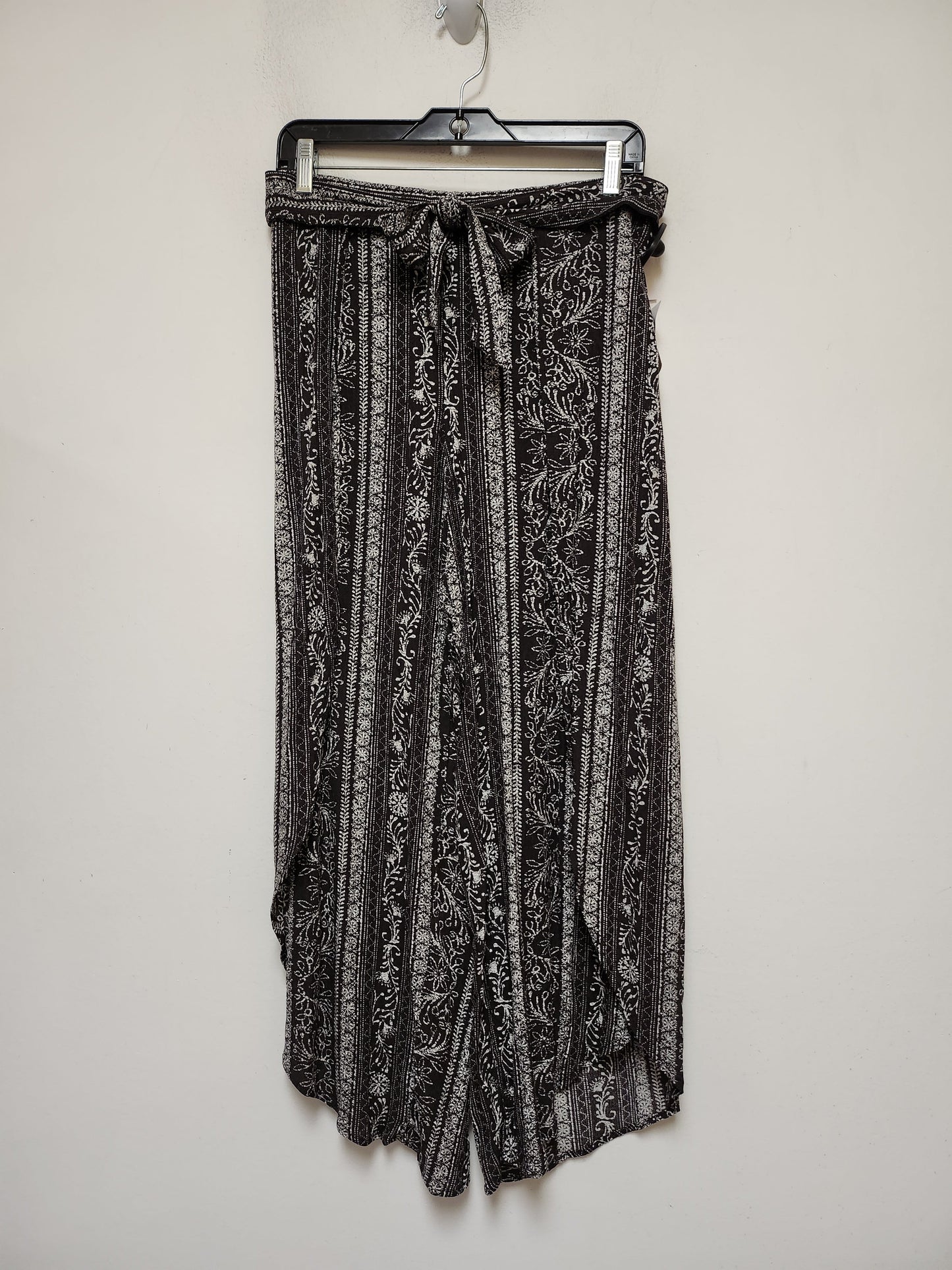 Pants Wide Leg By American Rag In Brown & White, Size: 12