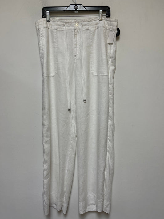 Pants Linen By Lauren By Ralph Lauren In White, Size: 10