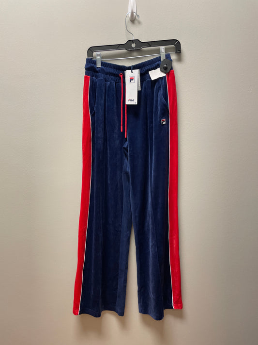 Athletic Pants By Fila In Blue & Red, Size: S