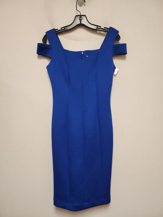 Dress Casual Short By Calvin Klein In Blue, Size: Xs