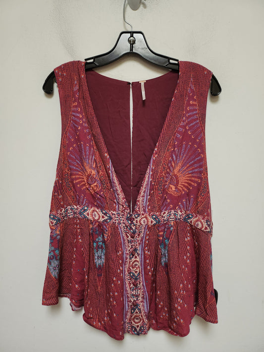 Top Sleeveless By Free People In Multi-colored, Size: L