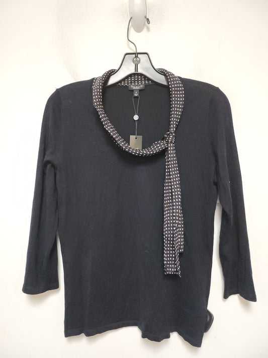 Top Long Sleeve By Talbots In Navy, Size: S