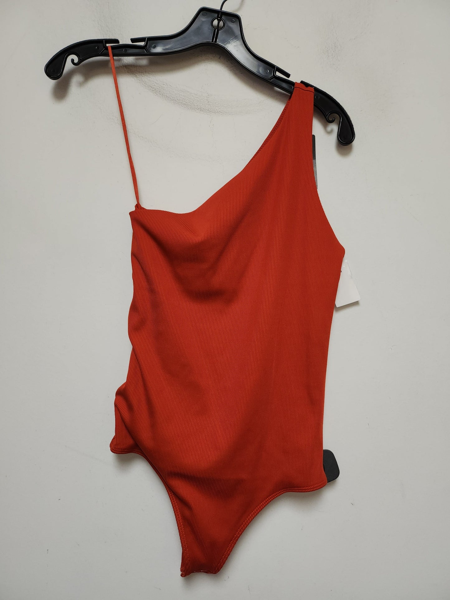 Bodysuit By Express In Orange, Size: Xs