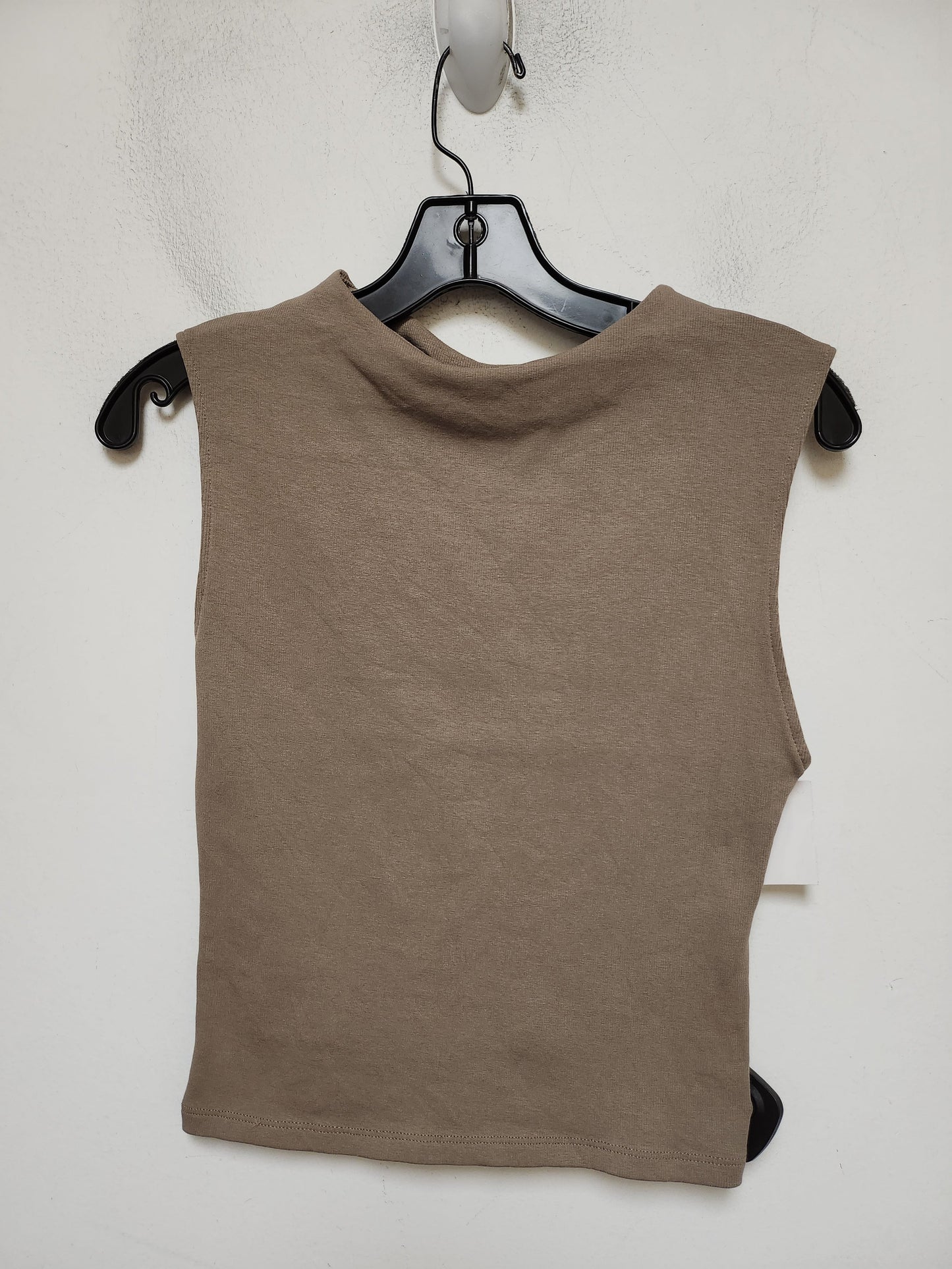 Top Sleeveless Basic By Zara In Brown, Size: L