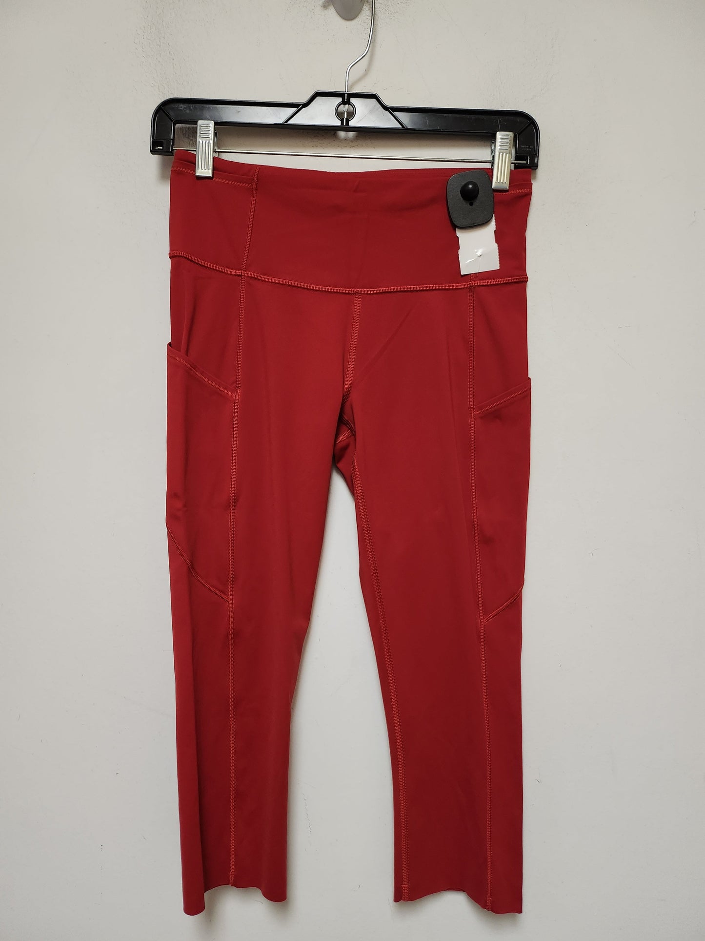 Athletic Capris By Lululemon In Red, Size: 6