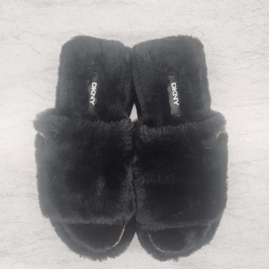 Slippers By Dkny In Black, Size: 8