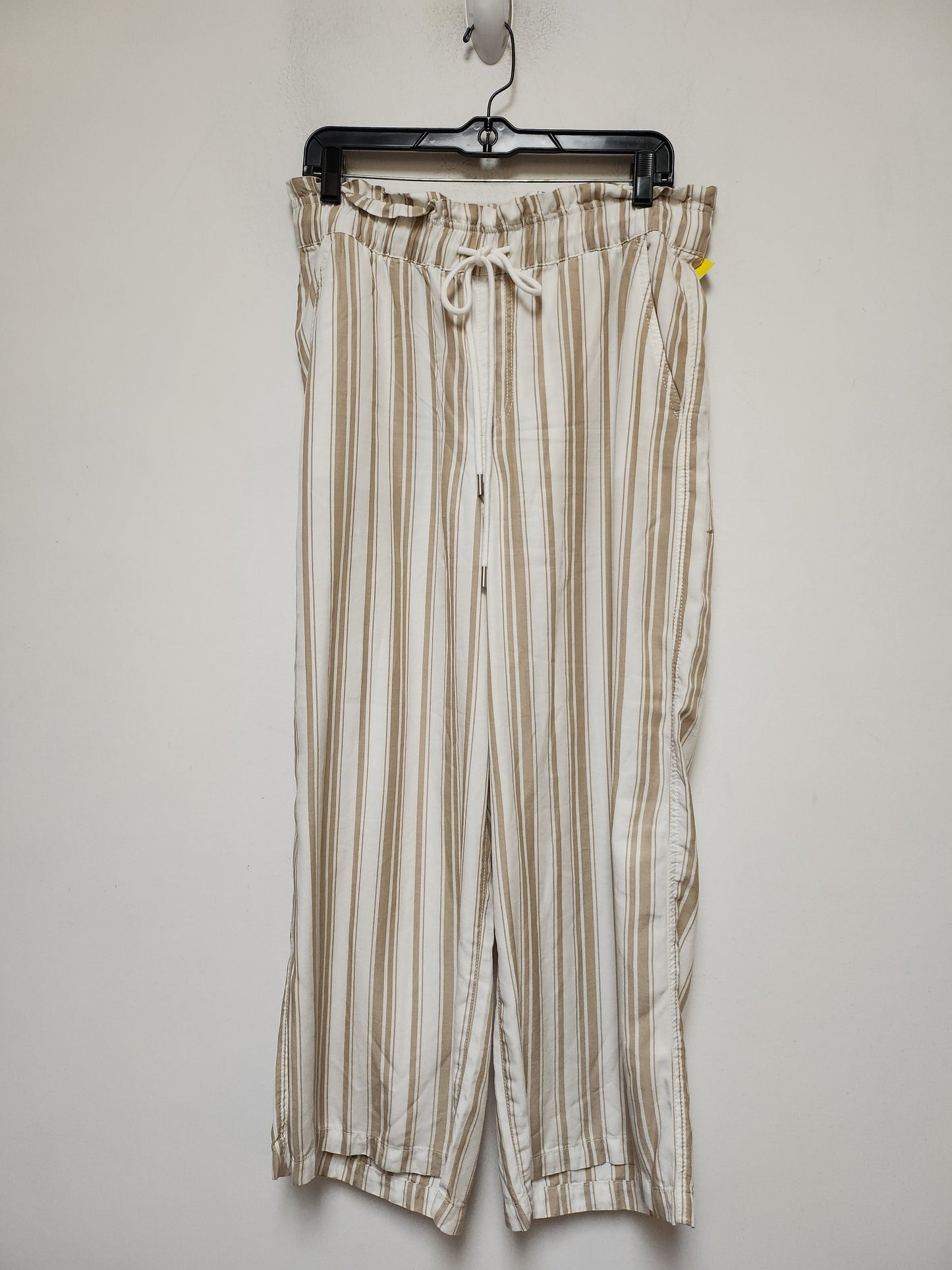 Pants Wide Leg By Loft In Striped Pattern, Size: 8