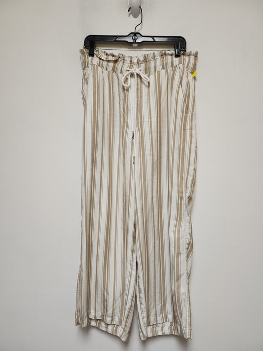 Pants Wide Leg By Loft In Striped Pattern, Size: 8