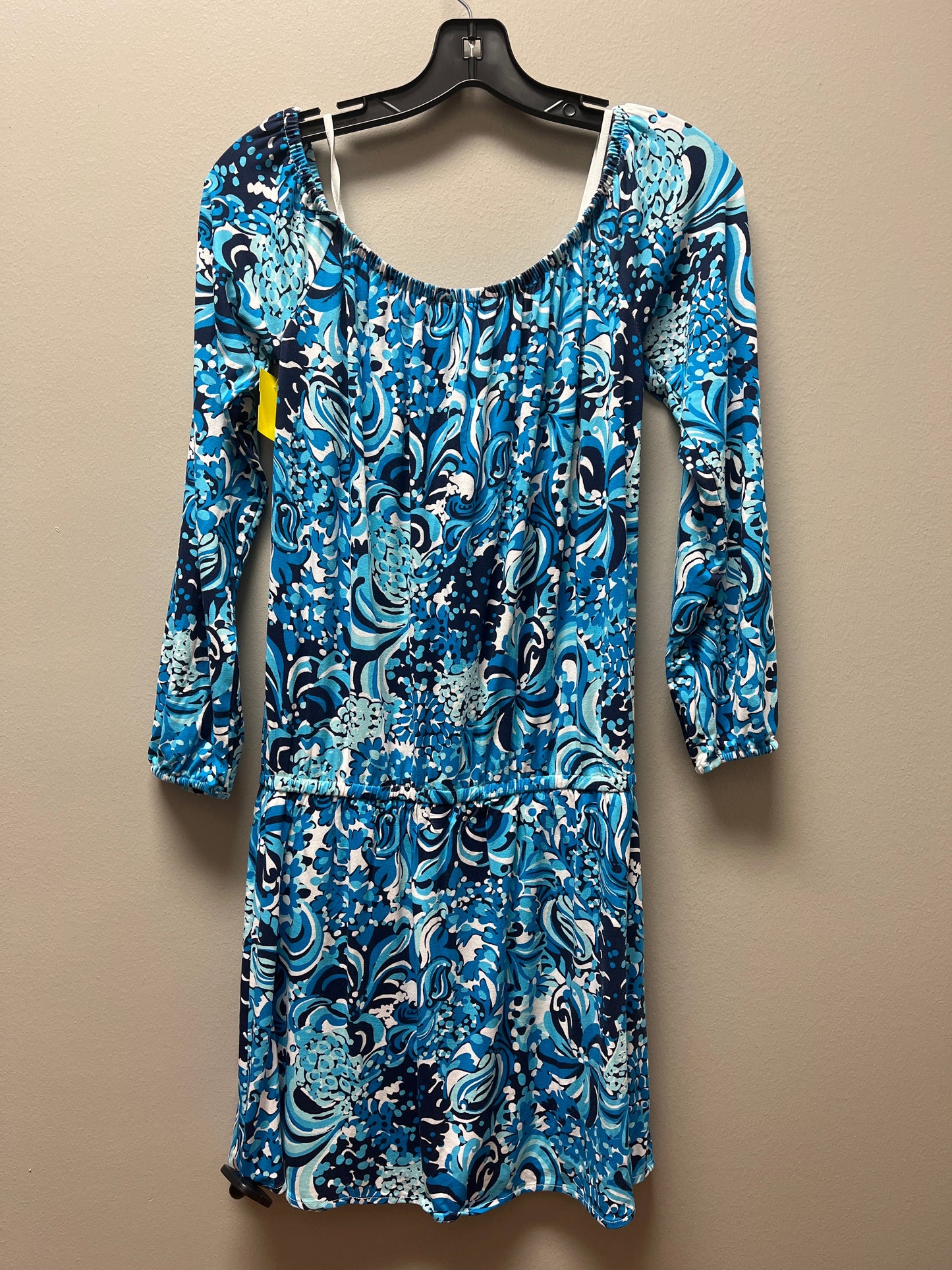 Dress Casual Short By Lilly Pulitzer In Blue & White, Size: S