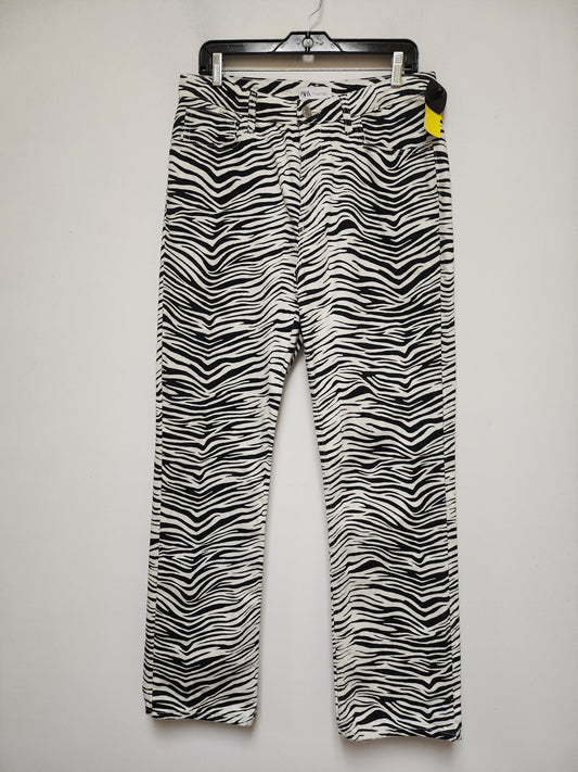 Jeans Wide Leg By Zara In Animal Print, Size: 12