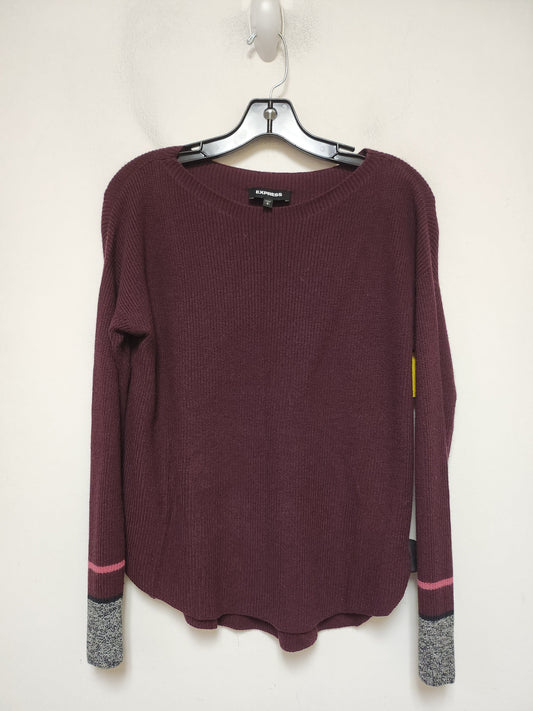 Top Long Sleeve By Express In Purple, Size: S