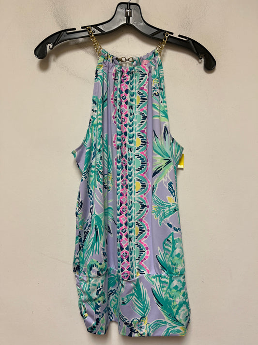 Top Sleeveless Designer By Lilly Pulitzer In Tropical Print, Size: S