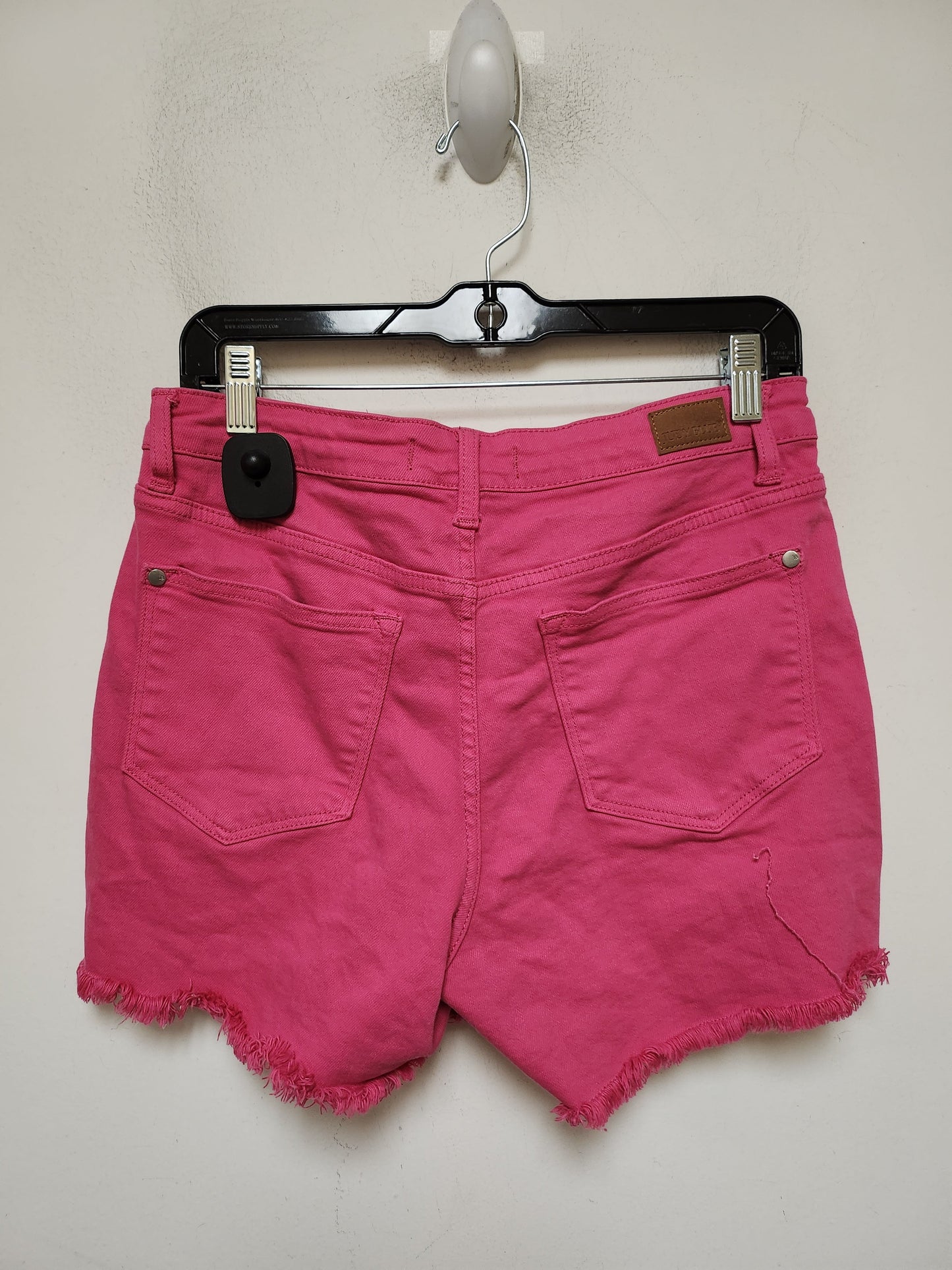 Shorts By Judy Blue In Pink Denim, Size: 12