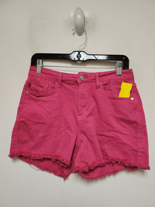 Shorts By Judy Blue In Pink Denim, Size: 12