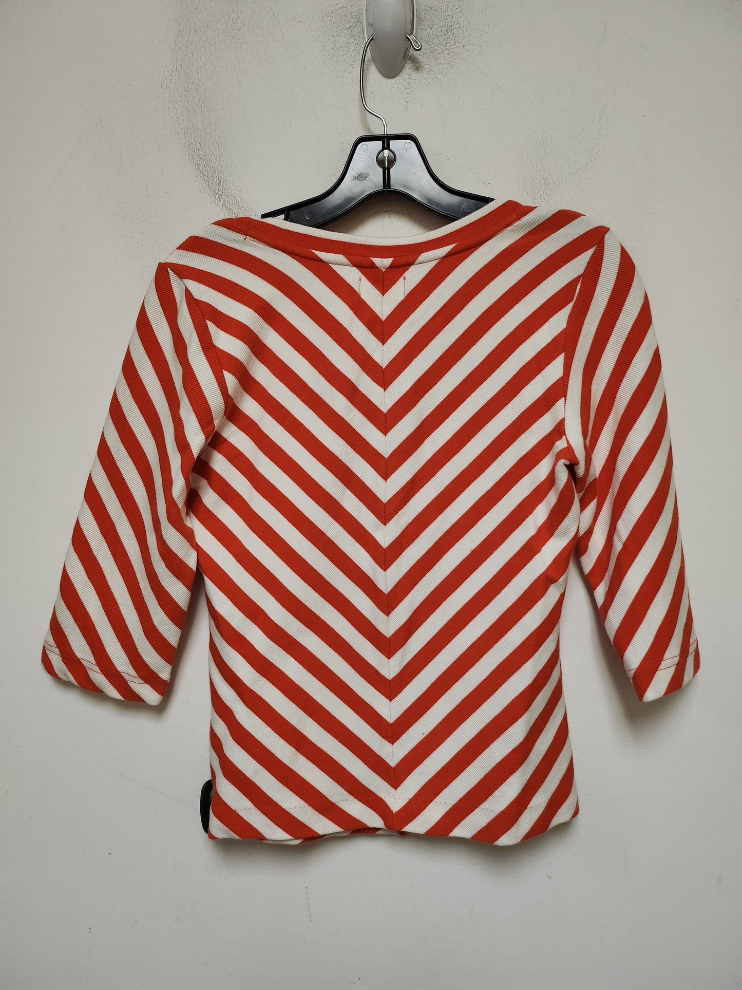 Top Short Sleeve By Maeve In Striped Pattern, Size: S