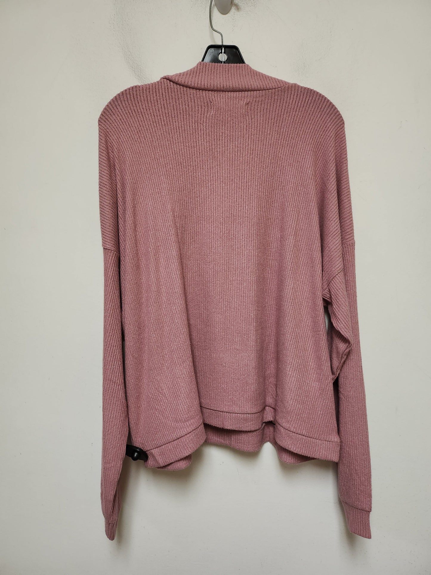 Top Long Sleeve By Lucky Brand In Pink, Size: Xl