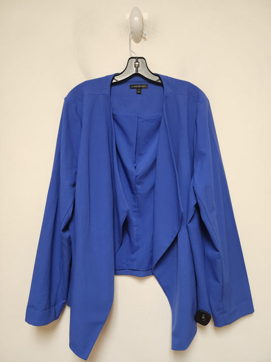 Blazer By Lane Bryant In Blue, Size: 3x