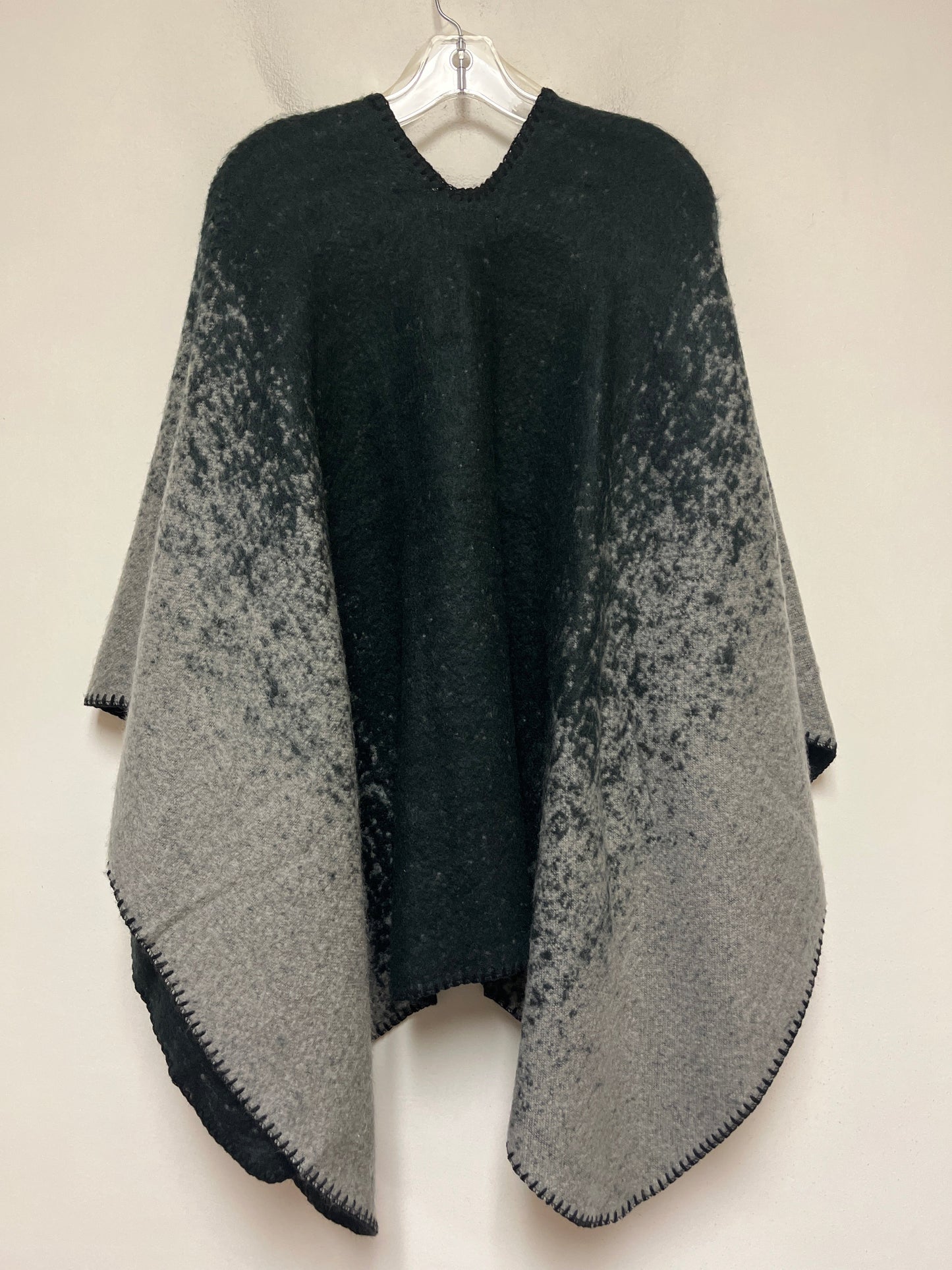 Shawl By Calvin Klein In Black & Grey, Size: Osfm