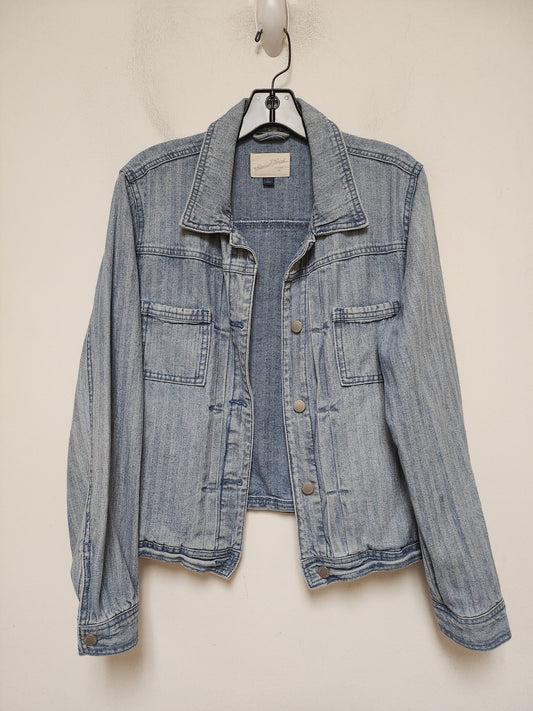 Jacket Denim By Universal Thread In Blue Denim, Size: L