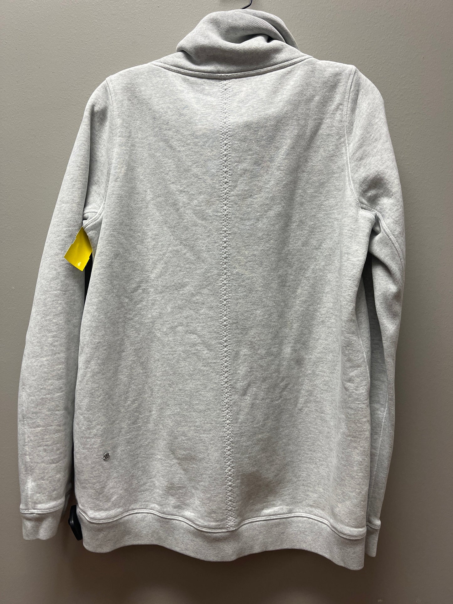 Athletic Sweatshirt Collar By Lululemon In Grey, Size: S