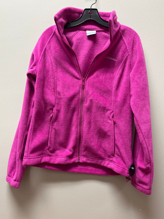 Jacket Fleece By Columbia In Purple, Size: M