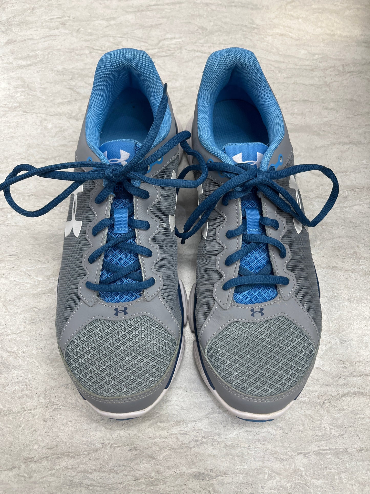 Shoes Athletic By Under Armour In Blue & Grey, Size: 9.5