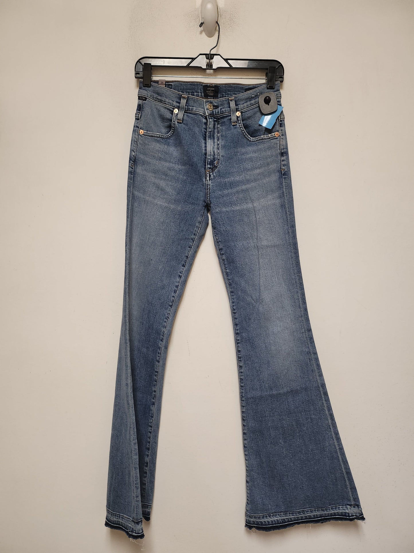 Jeans Flared By Citizens Of Humanity In Blue Denim, Size: 2