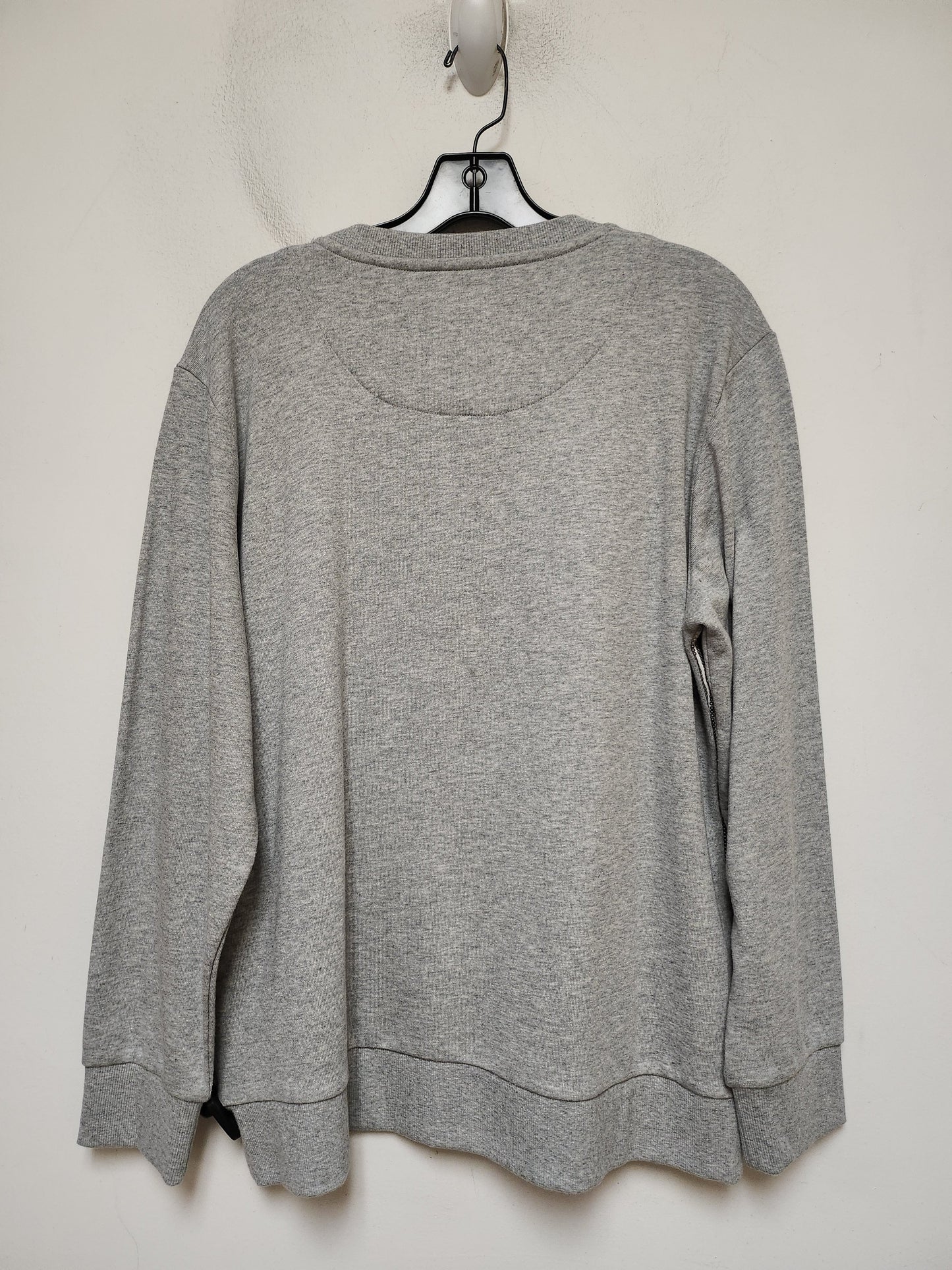 Sweatshirt Crewneck By Dkny In Grey, Size: M