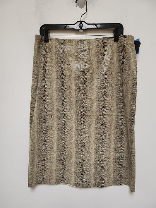 Skirt Midi By Kenneth Cole In Animal Print, Size: 10