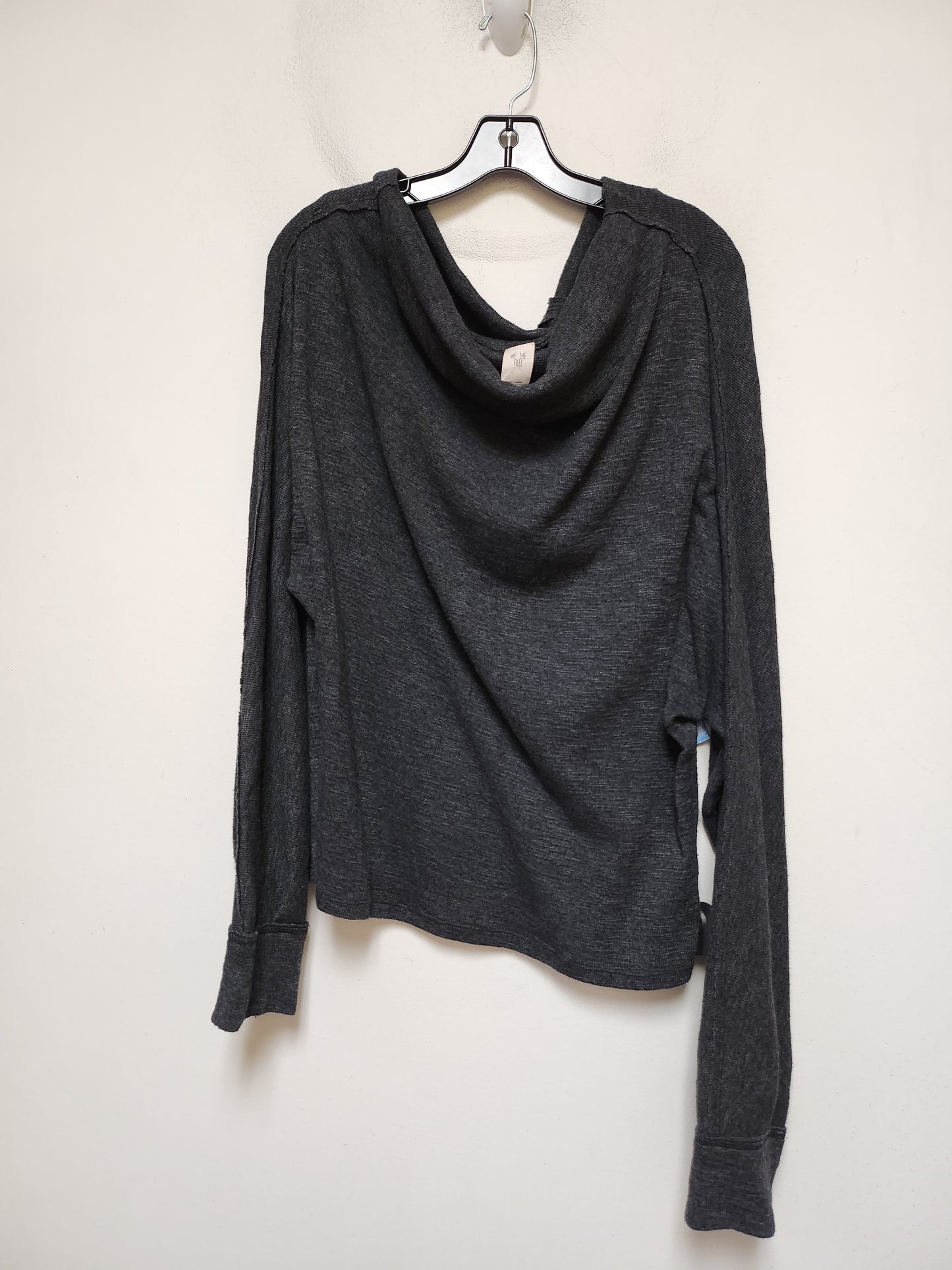 Top Long Sleeve By We The Free In Grey, Size: L