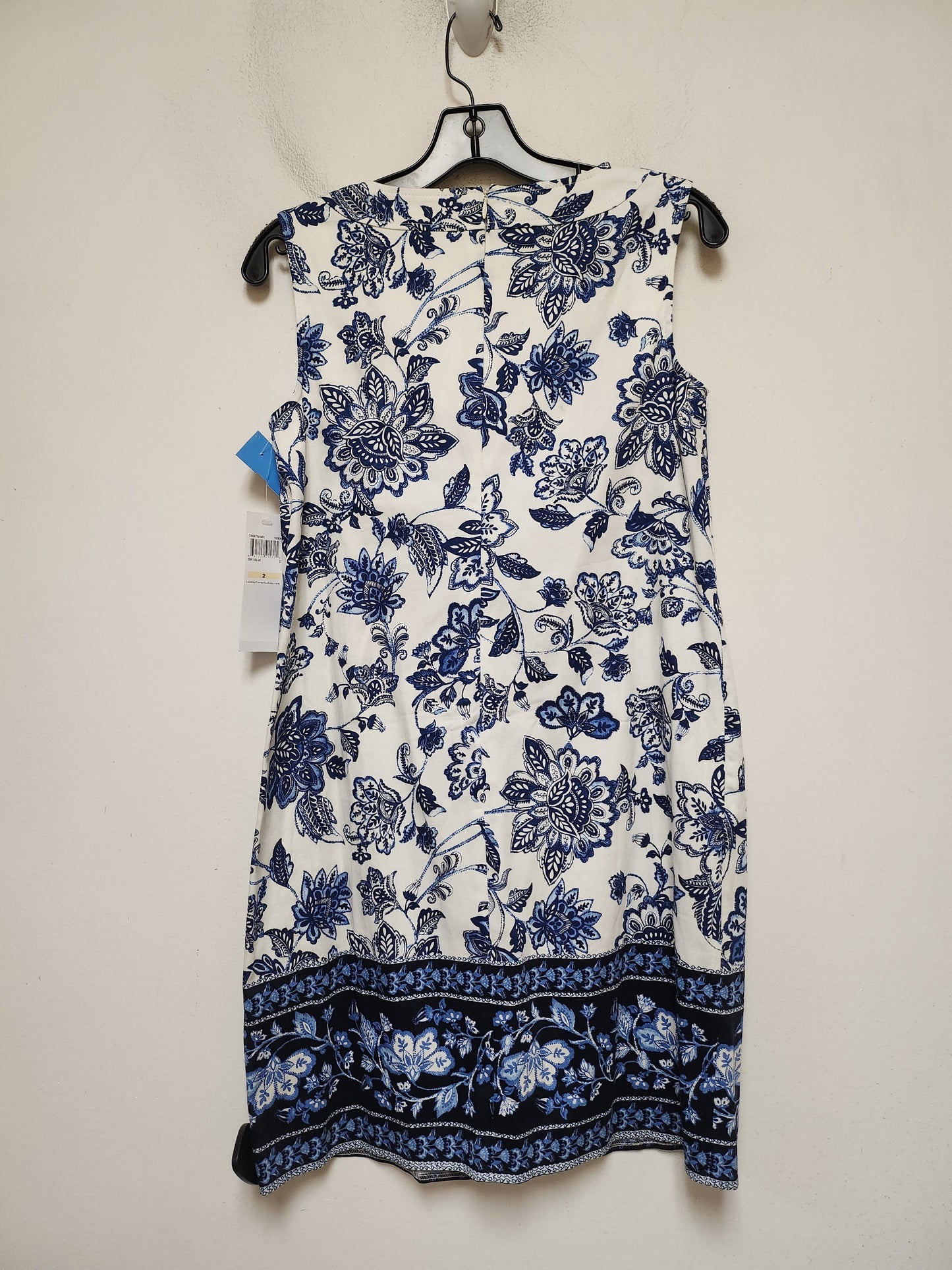 Dress Casual Short By London Times In Floral Print, Size: Xs