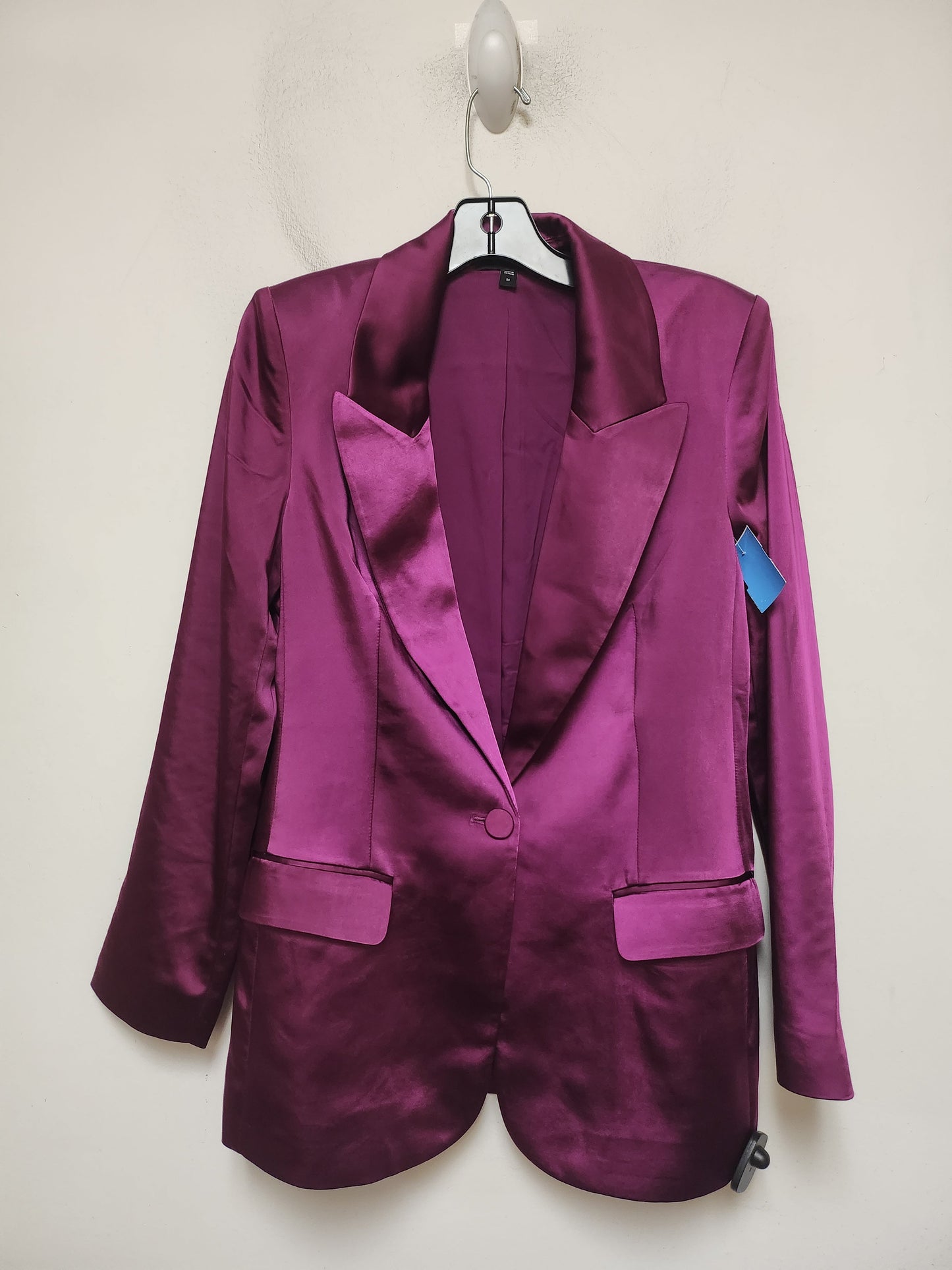 Blazer By Express In Purple, Size: M