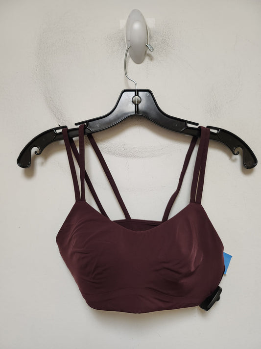 Athletic Bra By Lululemon In Maroon, Size: 6