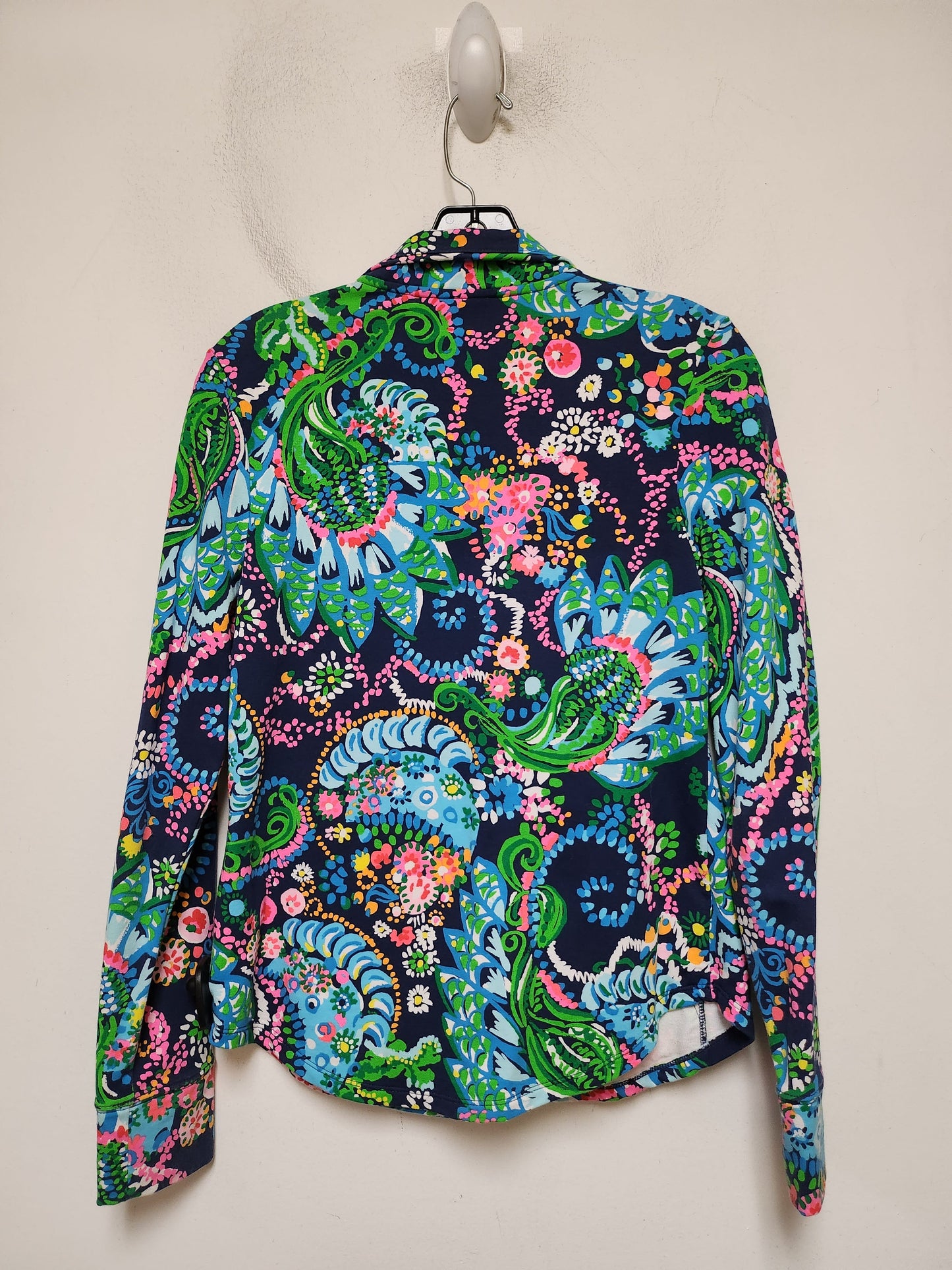 Top Long Sleeve Designer By Lilly Pulitzer In Floral Print, Size: Xxs