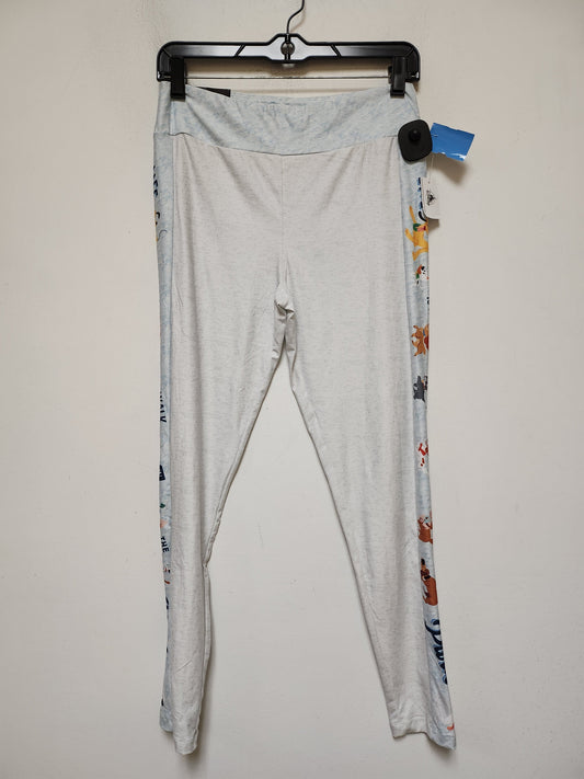 Pants Leggings By Walt Disney In Blue & Grey, Size: M