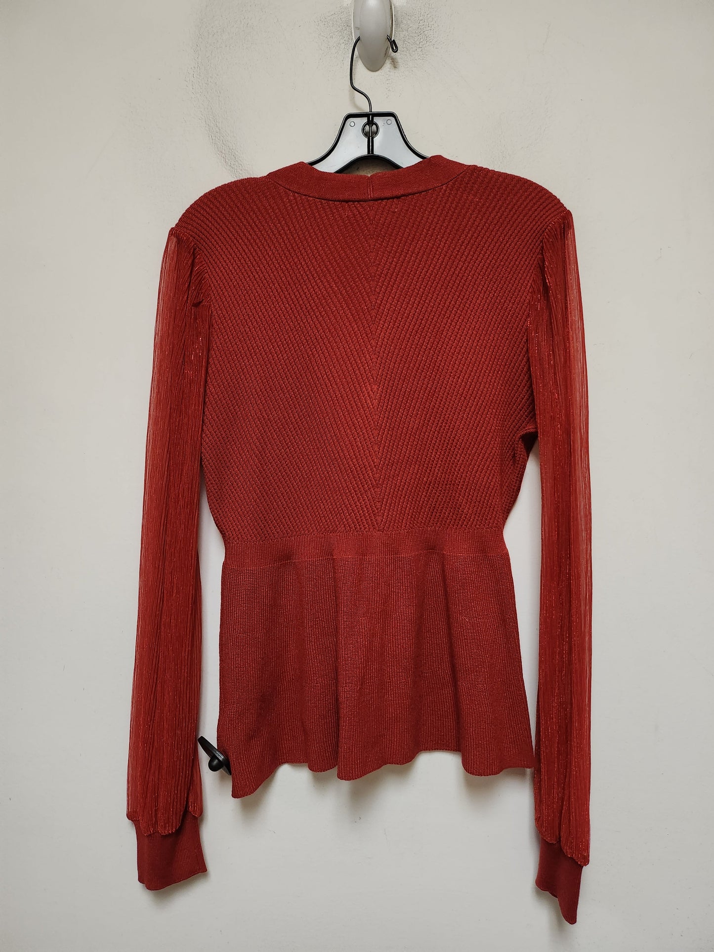 Top Long Sleeve By 89th And Madison In Red, Size: L