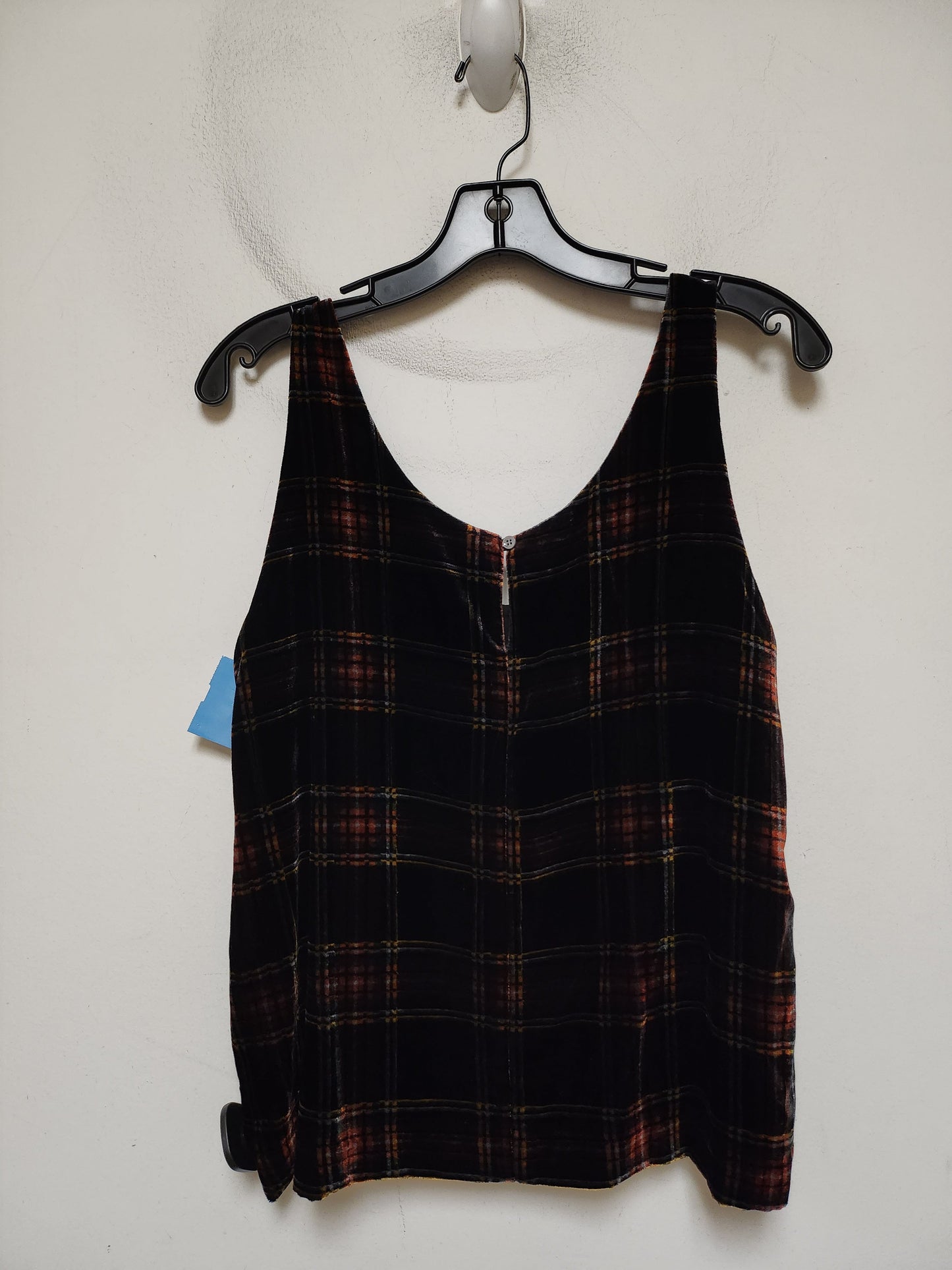 Top Sleeveless By J. Crew In Plaid Pattern, Size: S