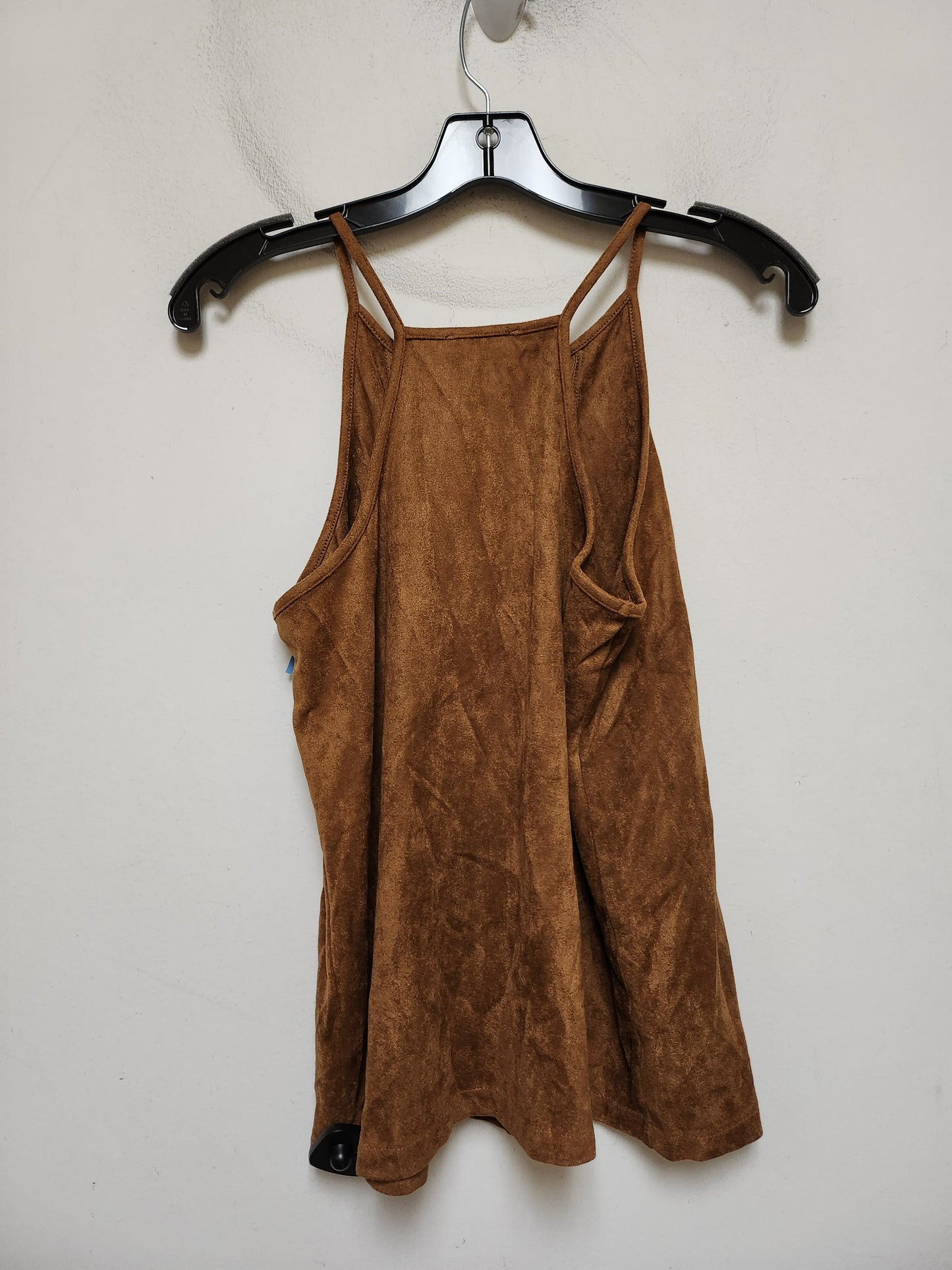 Top Sleeveless By Soprano In Brown, Size: S