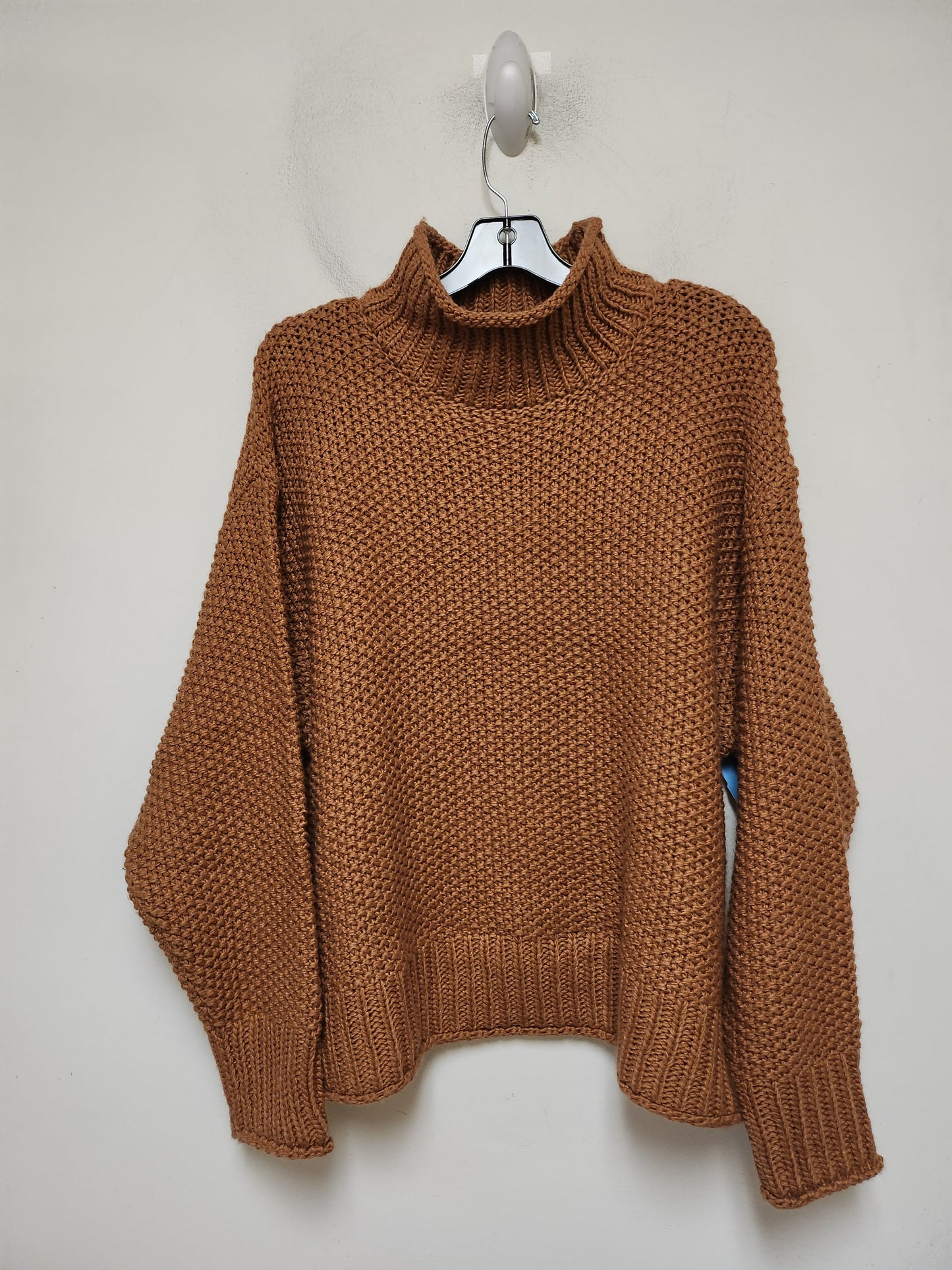 Sweater By Clothes Mentor In Brown, Size: L