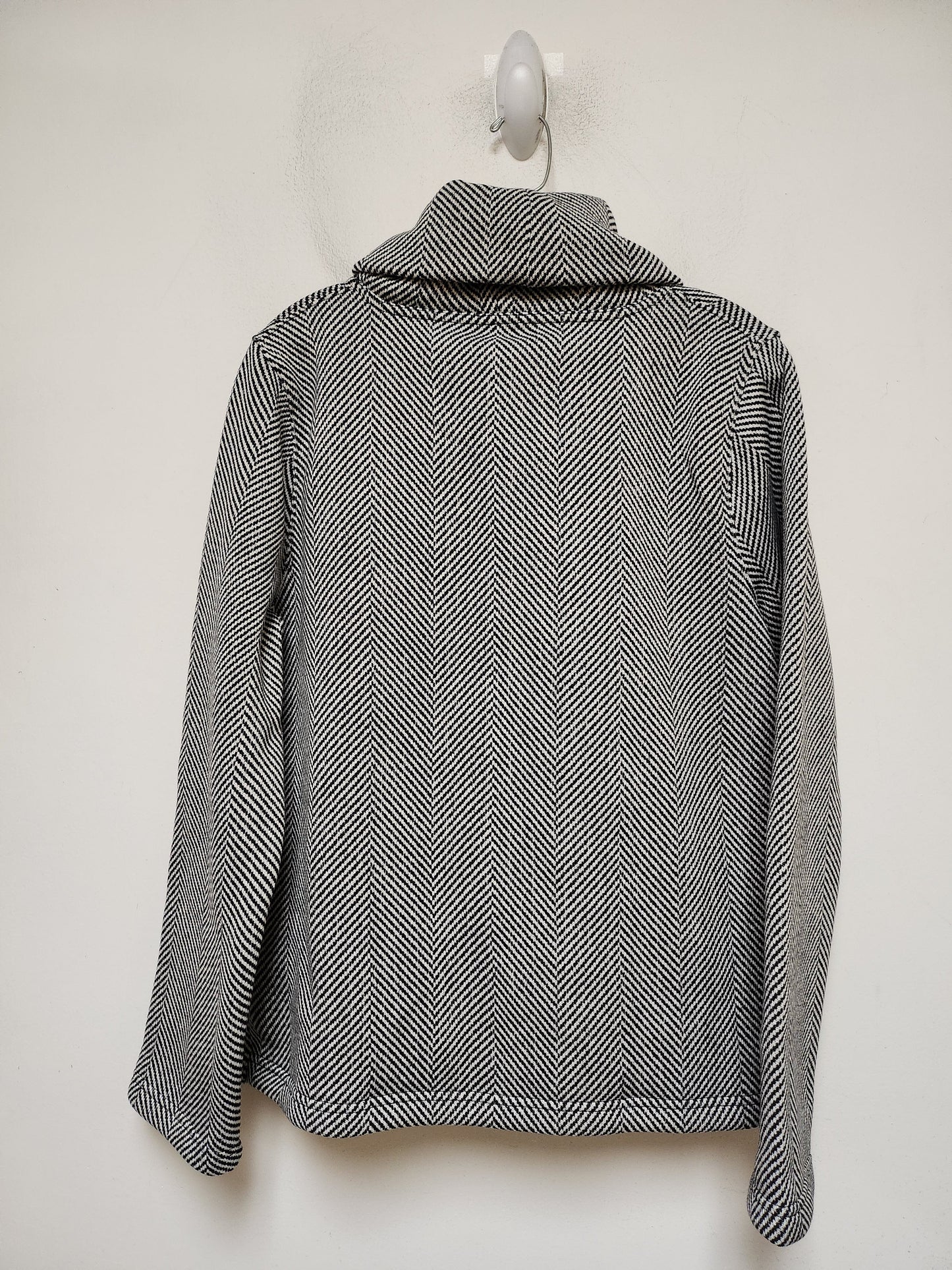 Sweater By J. Crew In Black & White, Size: Xl