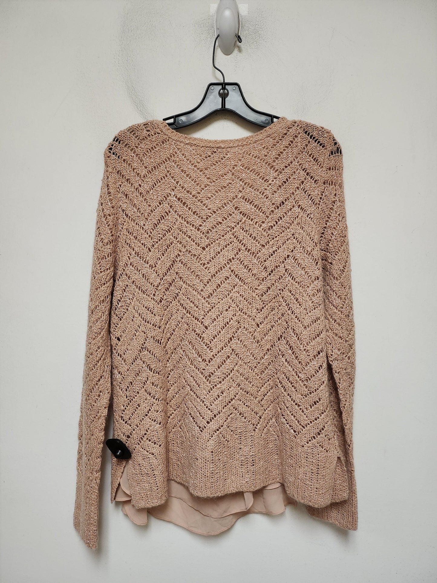 Sweater By Lucky Brand In Pink, Size: L