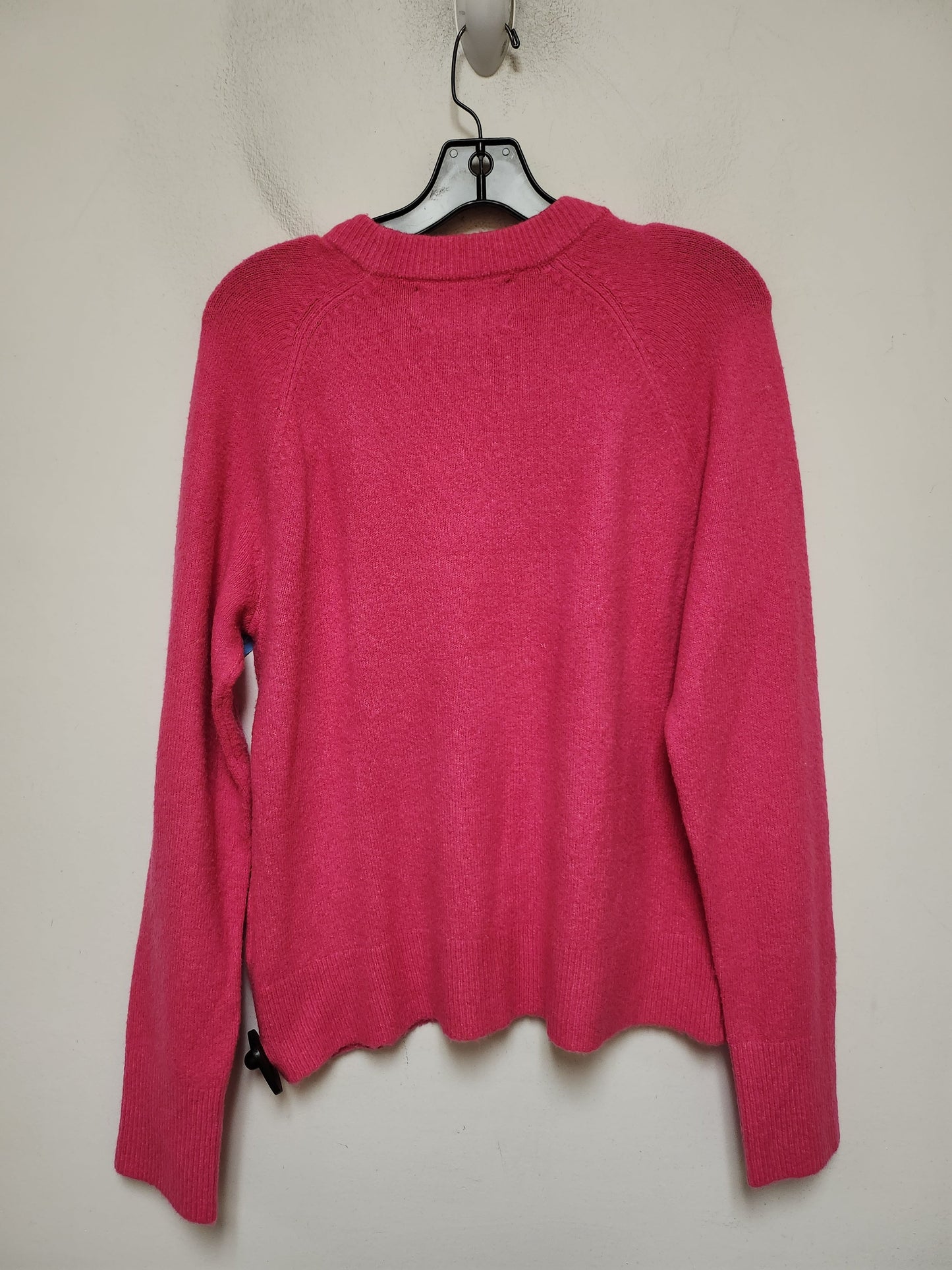 Sweater By Calvin Klein In Pink, Size: L